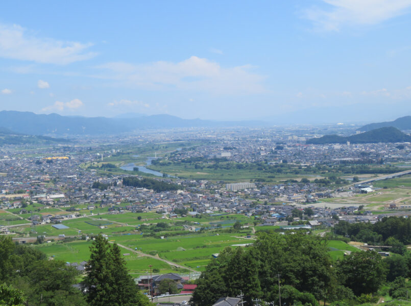 姨捨駅からの展望５