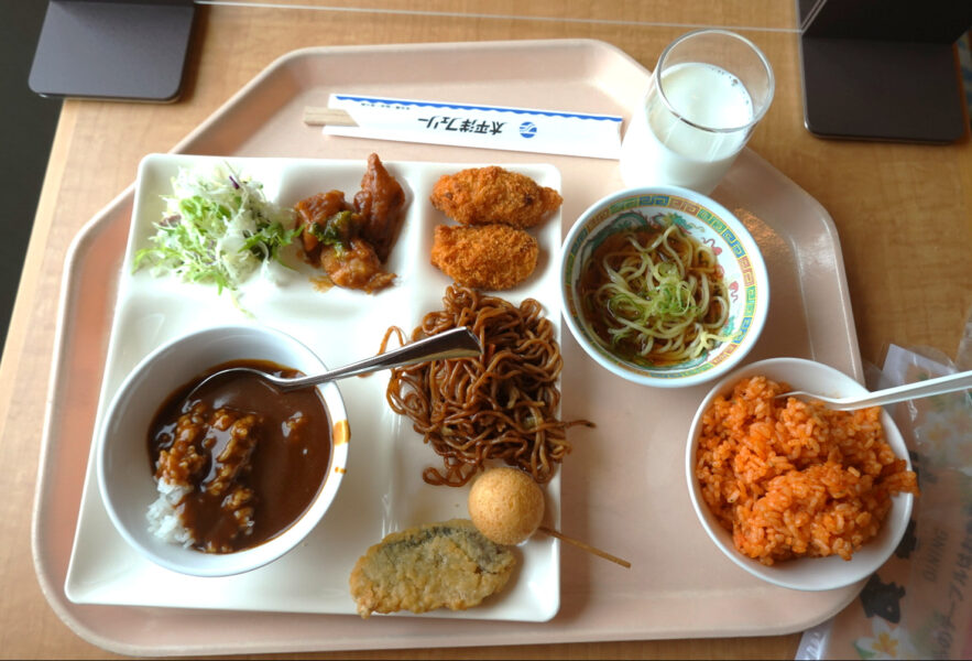 レストラン　タヒチで食べたもの（レストラン　タヒチのメニュー（太平洋フェリーきそ）