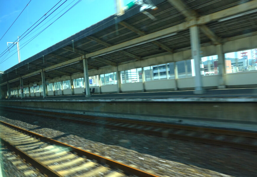 徳山駅通過（ひかり５３１号）