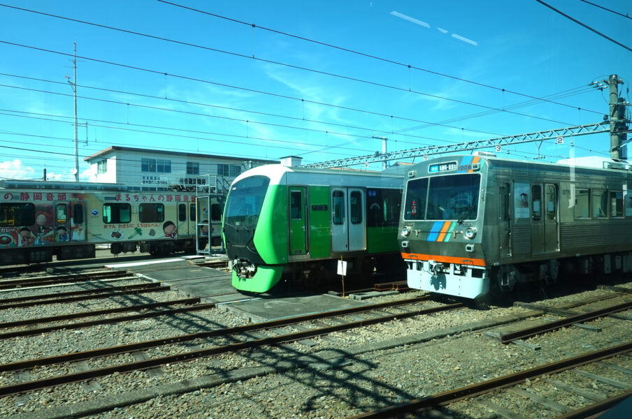 静岡鉄道　車両基地