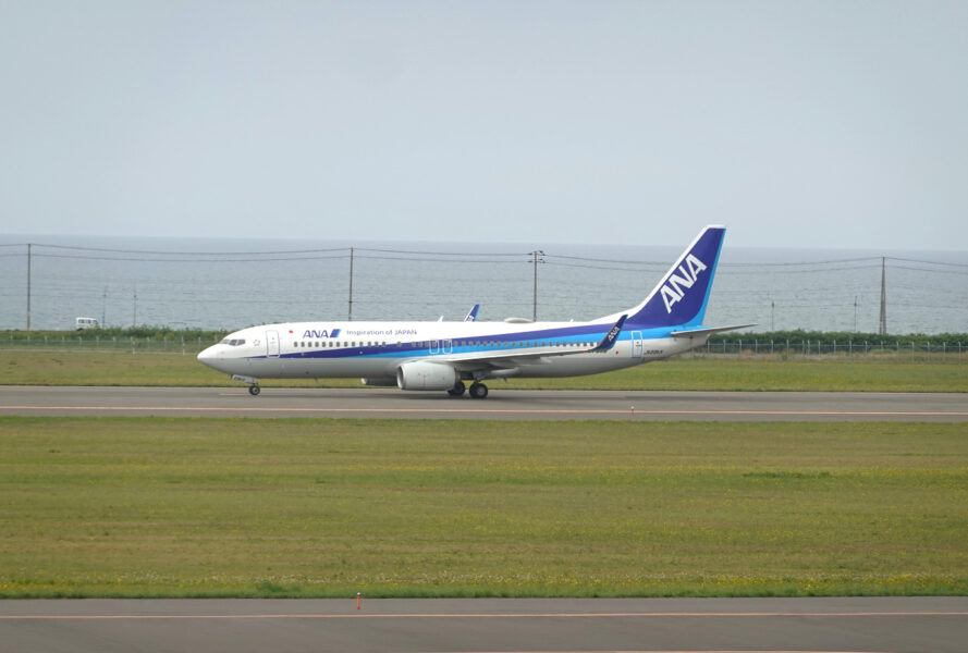 B737-800（ANA573便・稚内空港）