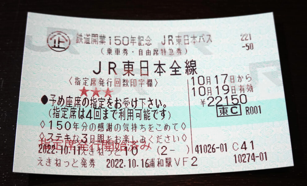 ＪＲ東日本パス