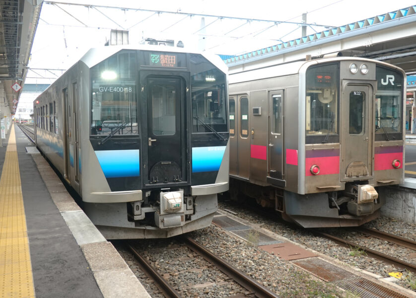 津軽線蟹田駅（青森駅）