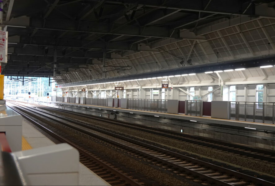 奥津軽いまべつ駅・新幹線ホーム（青森方面）