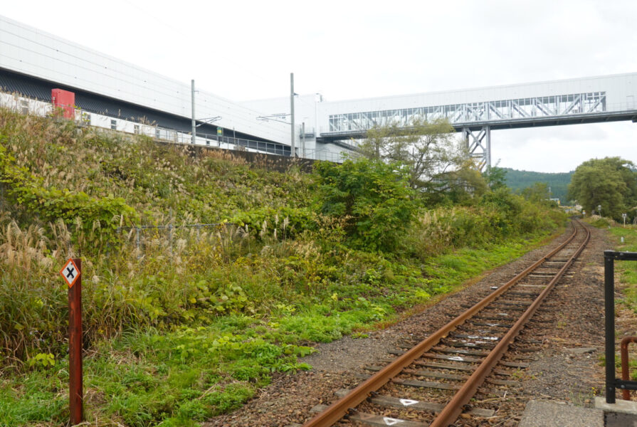 蟹田方面（津軽二股駅）