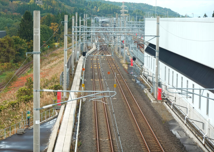 貨物線（奥津軽いまべつ駅）