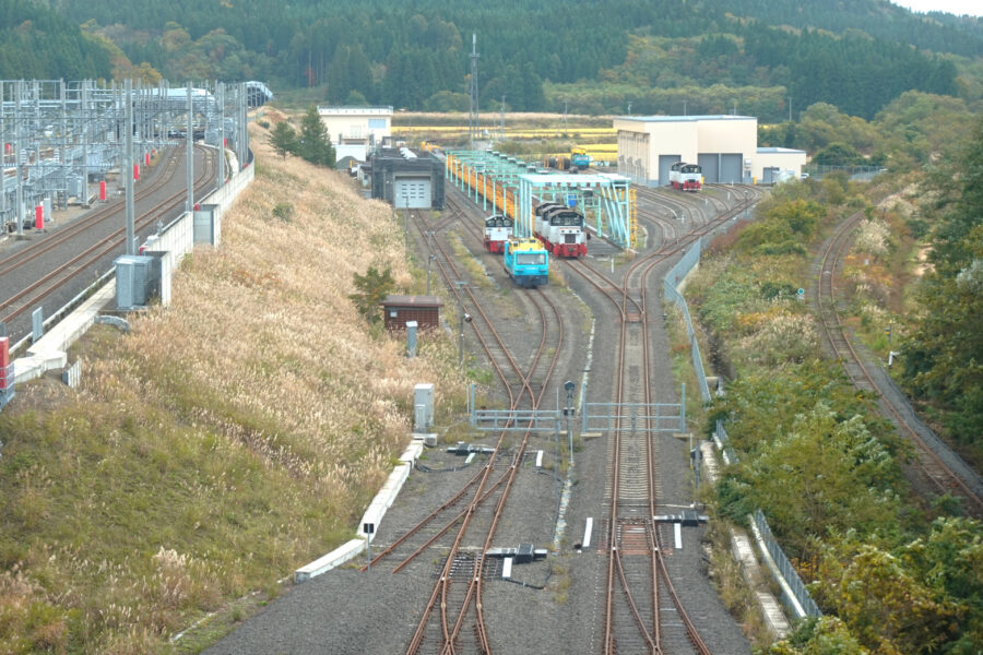 保守基地（奥津軽いまべつ駅）