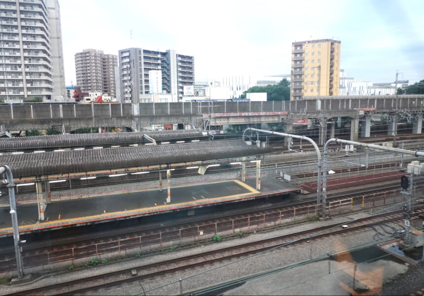 部屋から見える赤羽駅（ＪＲ東日本ホテルメッツ赤羽）