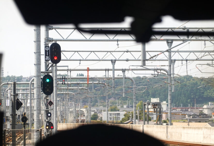 富山駅を出発する特急ひだ１４号