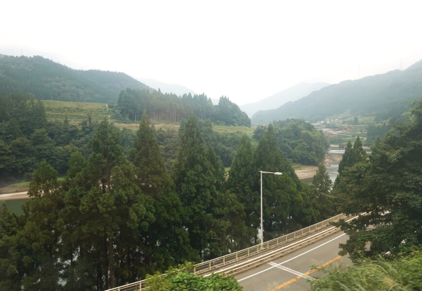 小糸地区（特急ひだ１４号の車窓）