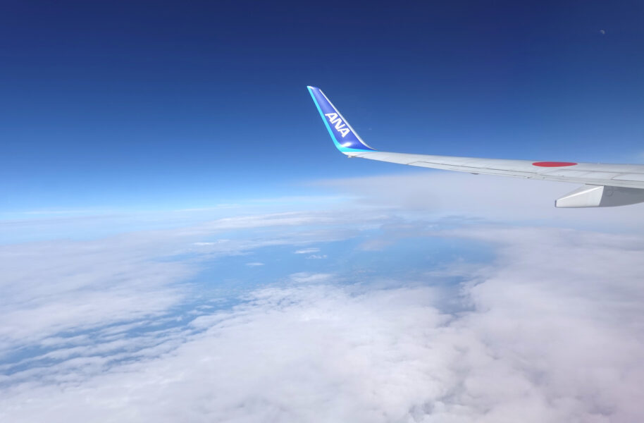 北海道上空（ANA５７４）