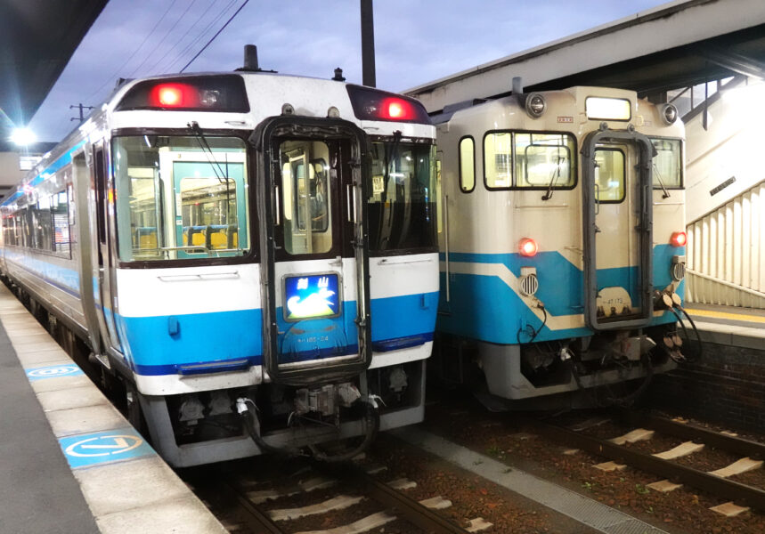 １８５系・特急剣山７号（徳島駅）