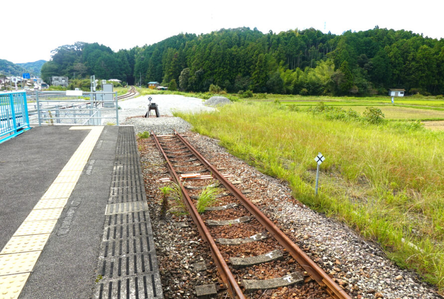 車止め（阿波海南駅）