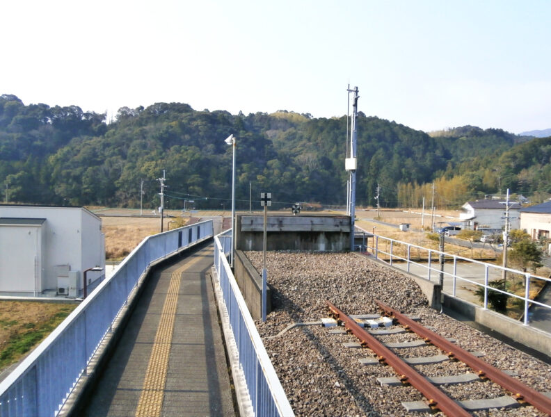 ２０１６年の甲浦駅・末端