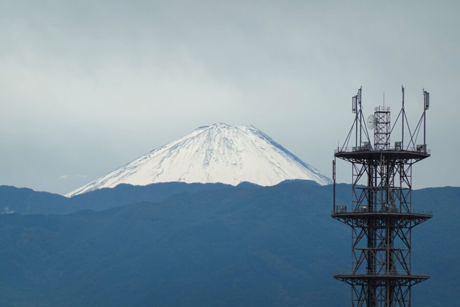 富士山（舞鶴城公園から）