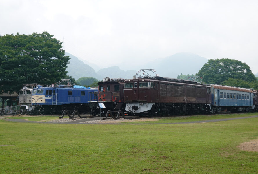 碓氷鉄道文化むらで展示されている車両