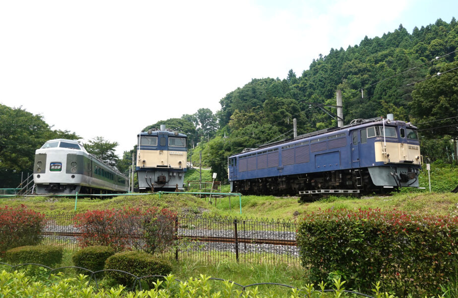 碓氷鉄道文化むらで展示されている車両