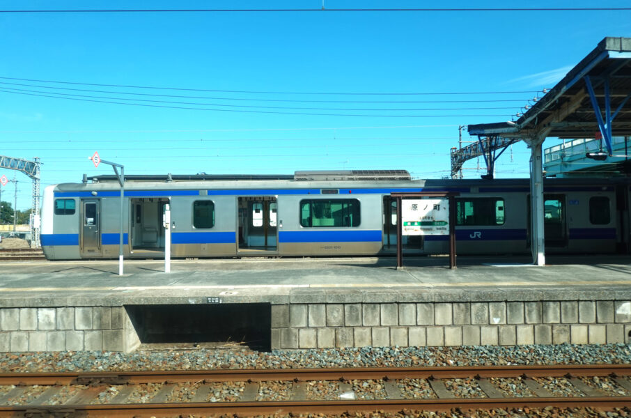 特急ひたち３号・車窓（原ノ町駅）