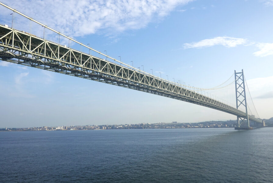 明石海峡大橋①（フェリーきょうと）