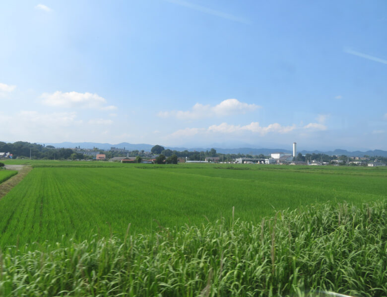 SLぐんまよこかわの車窓（夏らしい感じ）