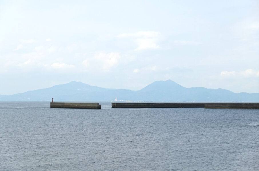 熊本港方面（国道５７号からの景色）