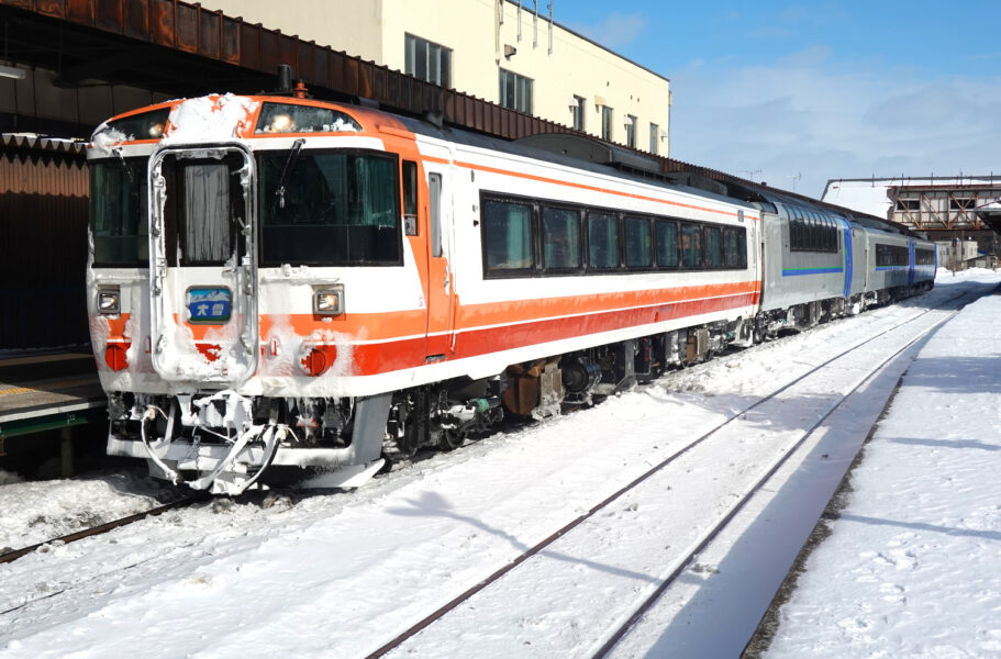 キハ１８３系・網走駅（特急大雪）