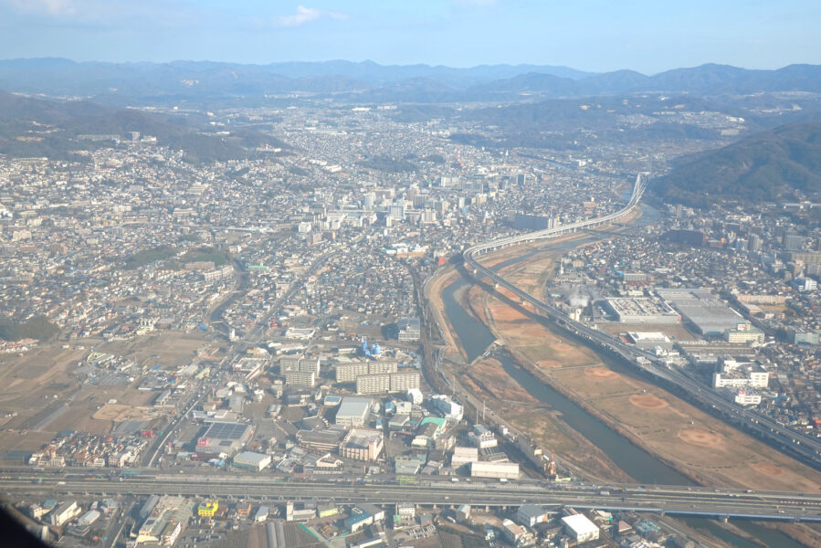 JAL2321（車窓）・川西市