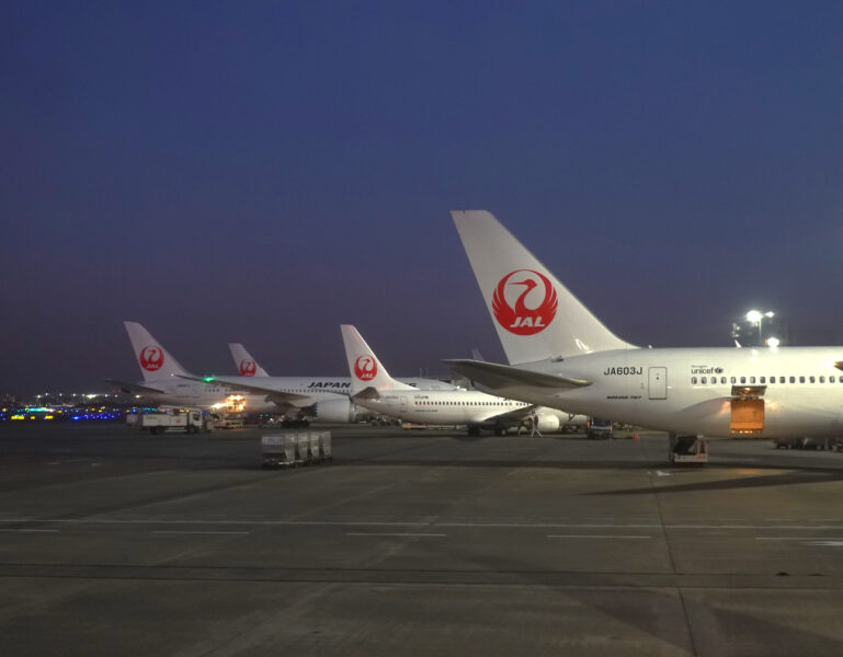 JAL641（車窓）・羽田空港第１ターミナル