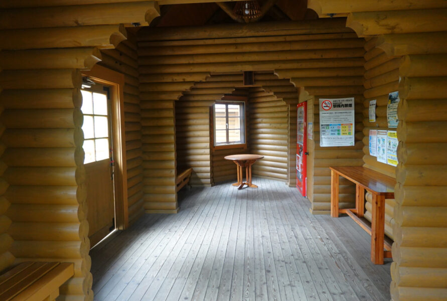 駅舎内（釧路湿原駅）