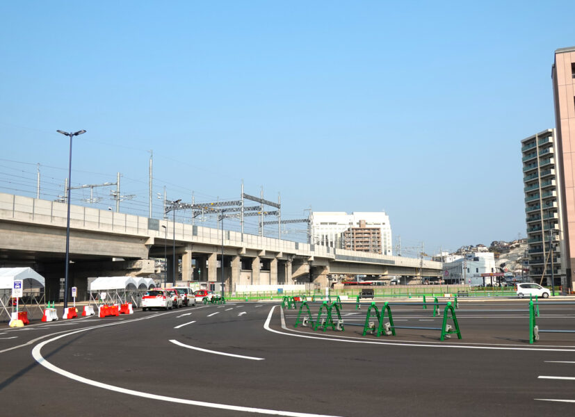 西九州新幹線の高架線（長崎駅）