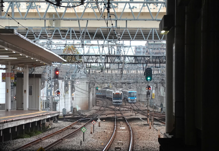 前面展望（ロマンスカーEXEα）・相模大野駅