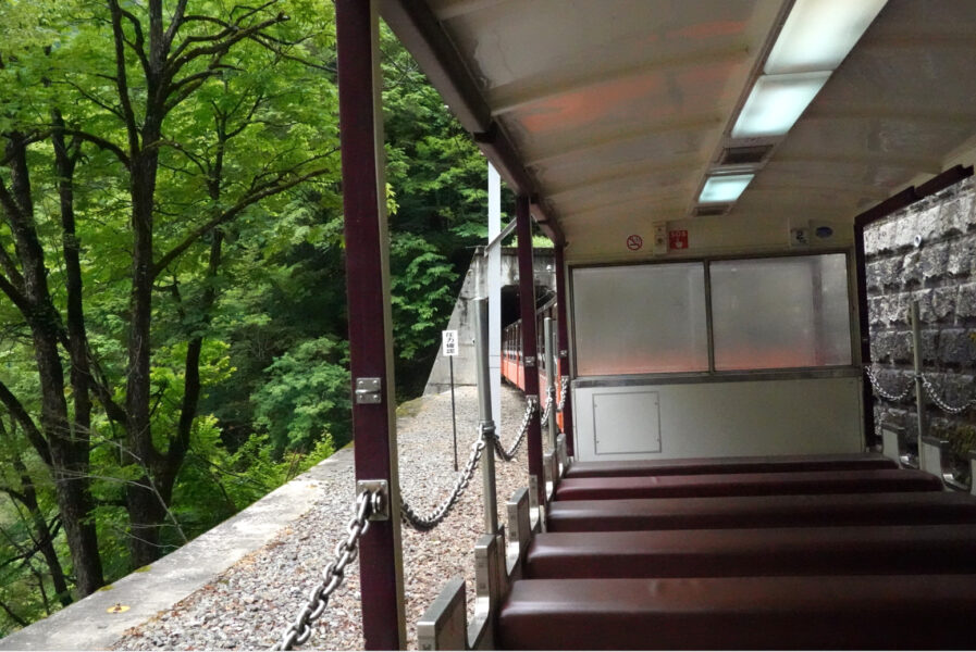 黒部峡谷鉄道・車窓（鐘釣⇒猫又）