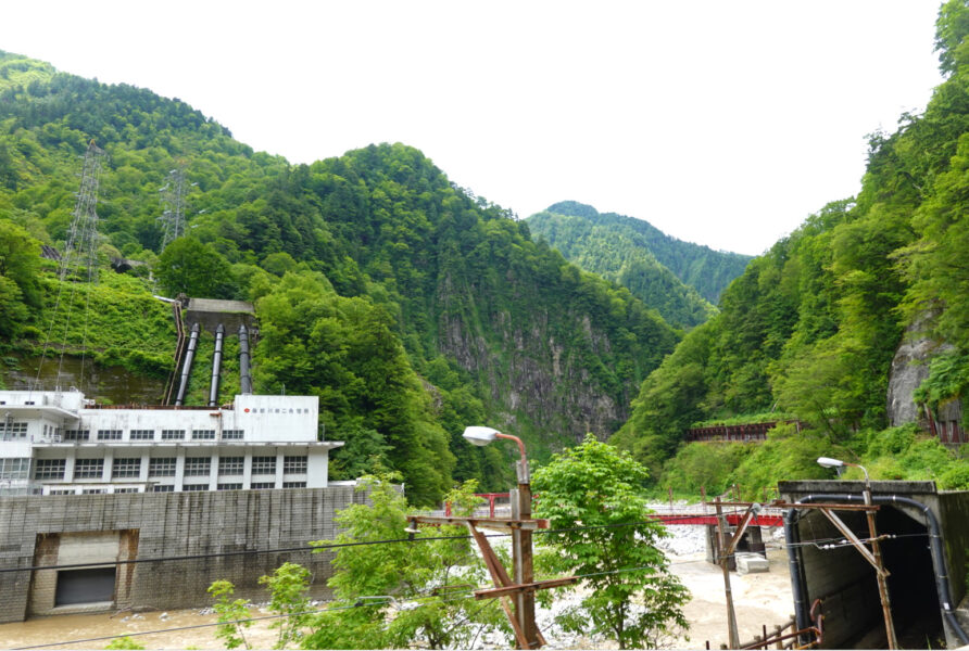 黒部峡谷鉄道・車窓（猫又⇒黒薙）