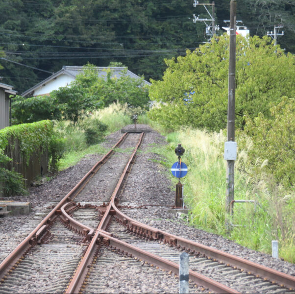 樽見駅・車止め