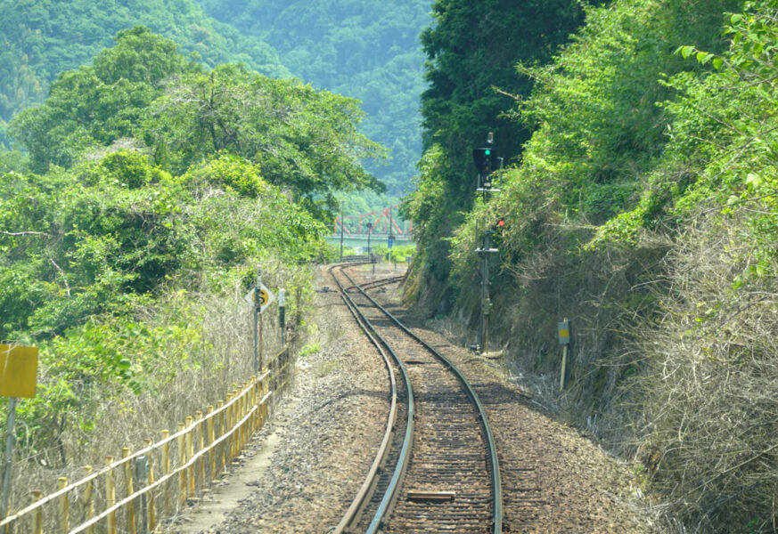 関西本線（笠置駅場内信号）