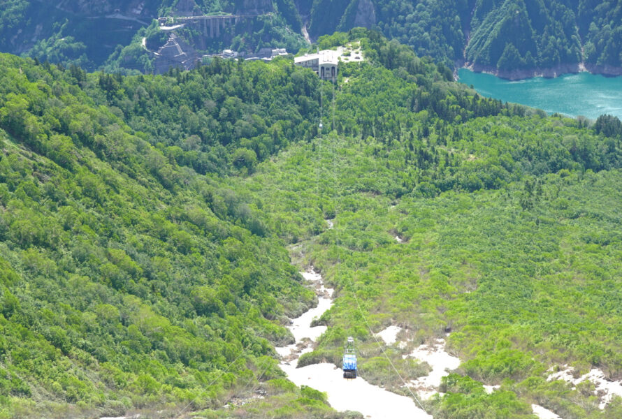 大観峰からの景色４・ロープウェイ