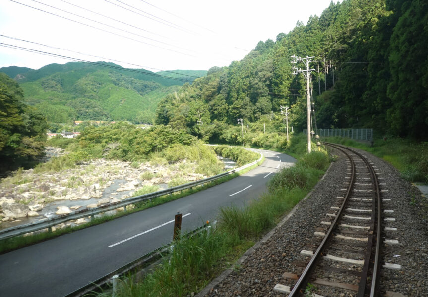 名松線の車窓