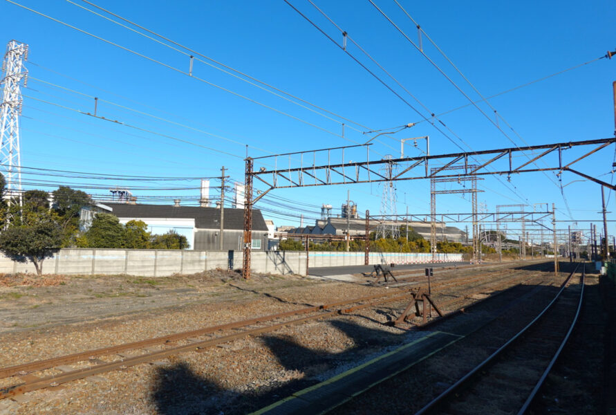 鶴見線扇町駅（構内線路）