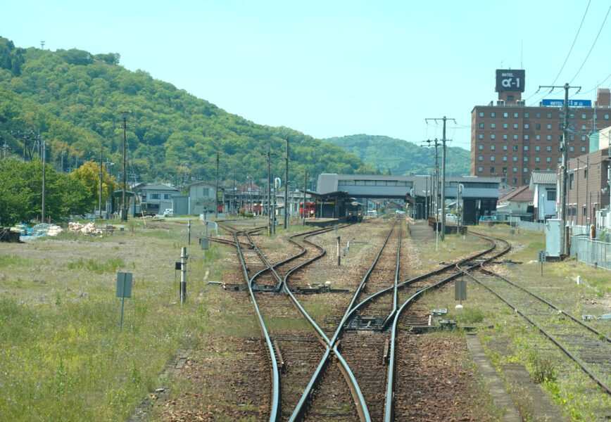 津山駅発車（678D）