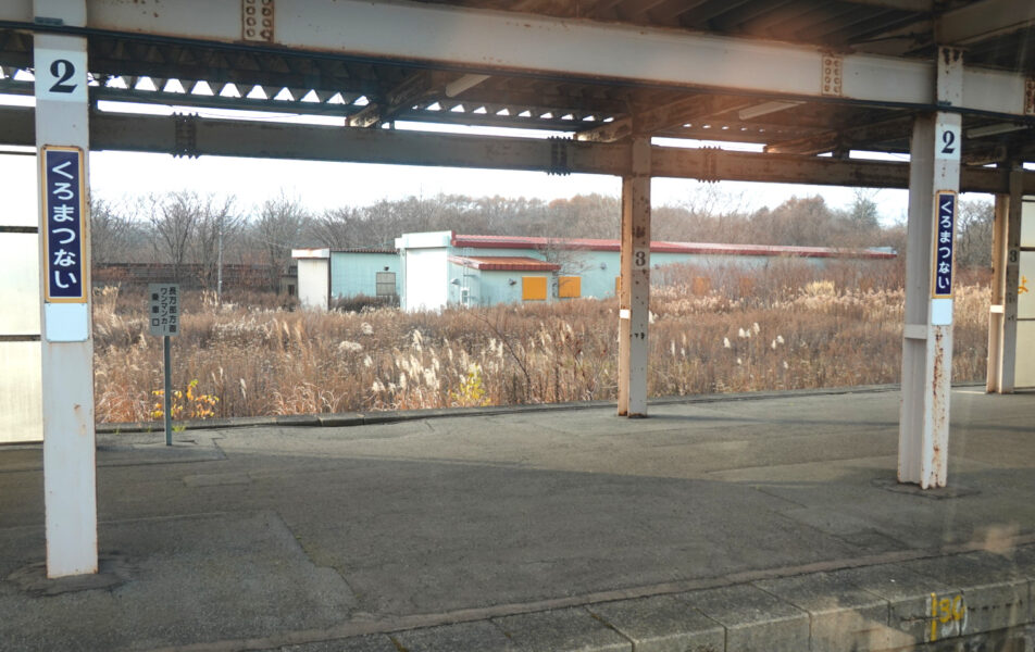 黒松内駅に停車中（長万部行き）