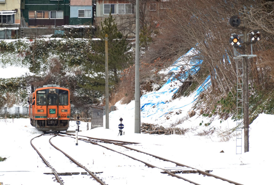 津軽中里駅（車両入換）