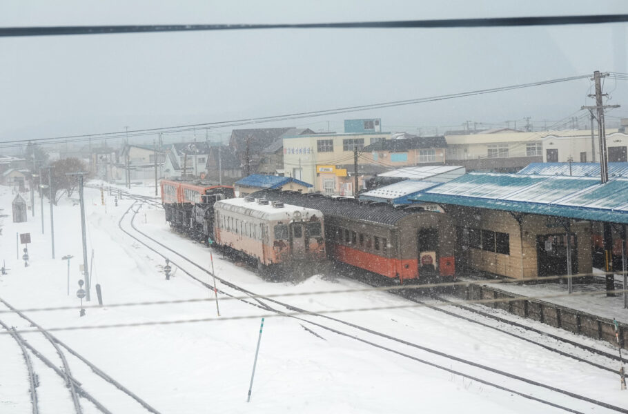 五所川原駅（跨線橋より）