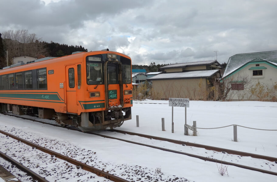 車両入換中（津軽中里駅）