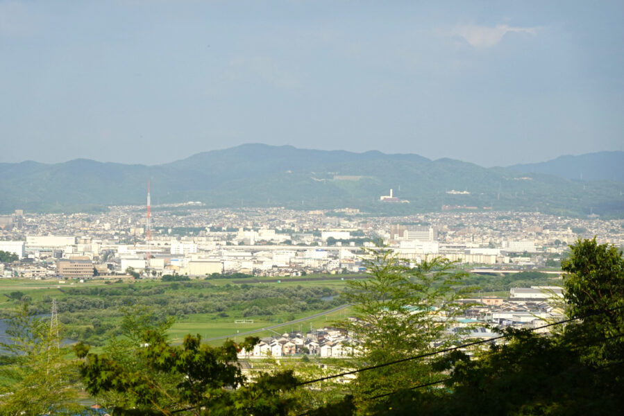 男山展望台から京都市内