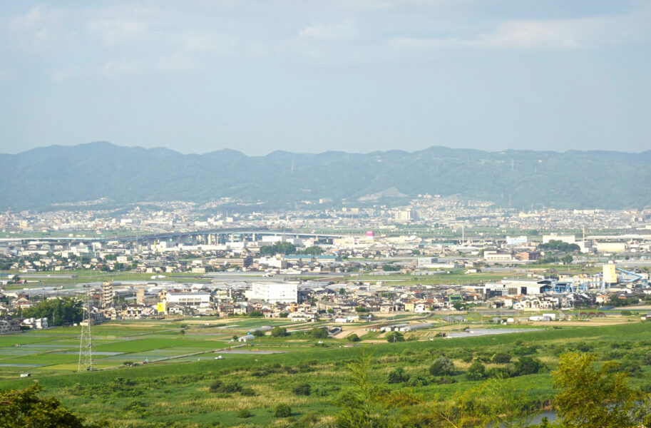 男山展望台から京都市内