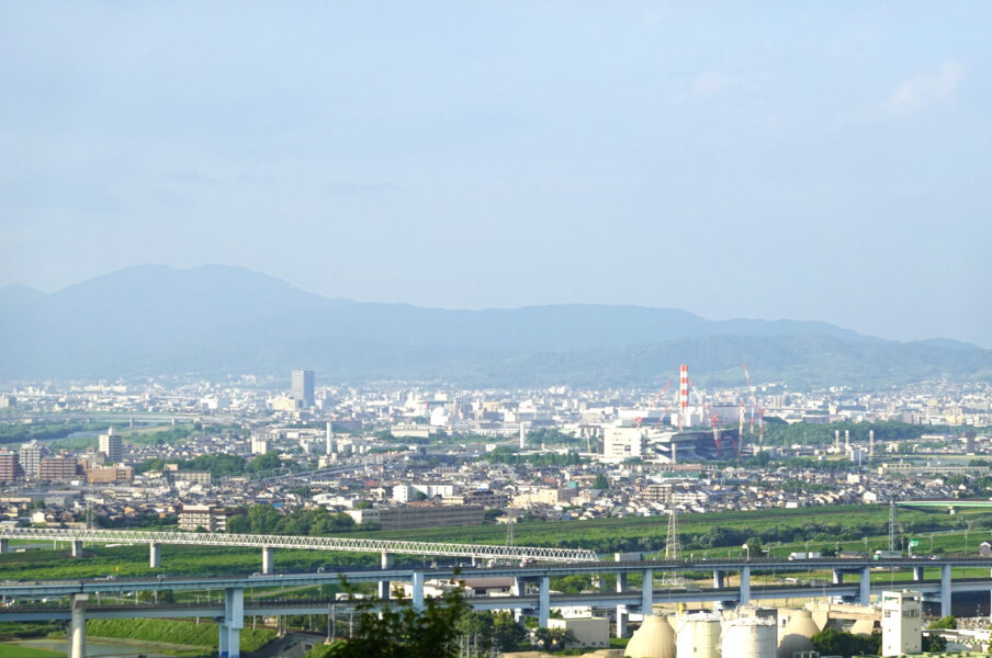 男山展望台から京都市内
