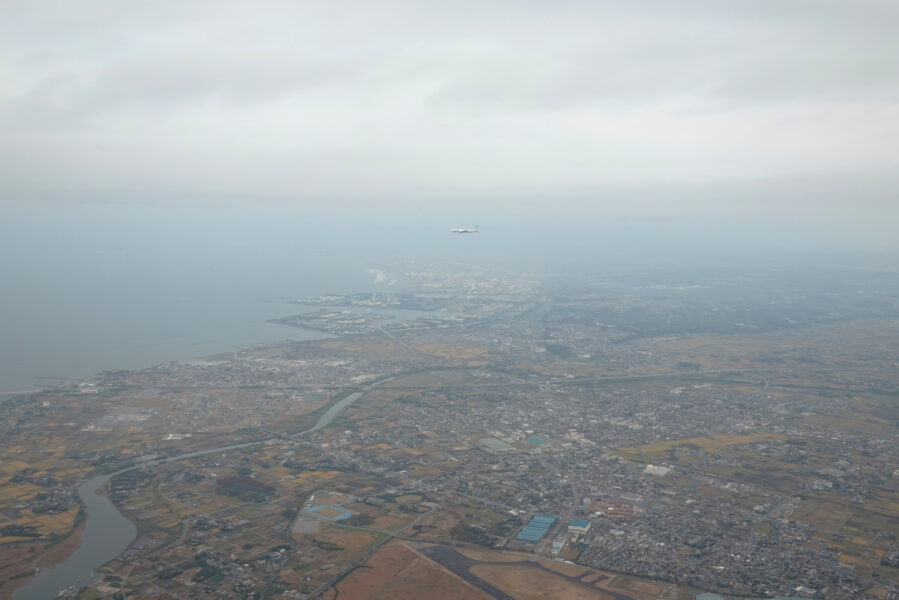 千葉上空（AIRDO）