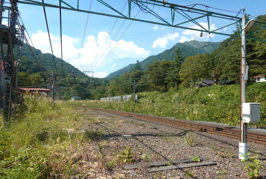 土合駅上りホーム（新潟方面）