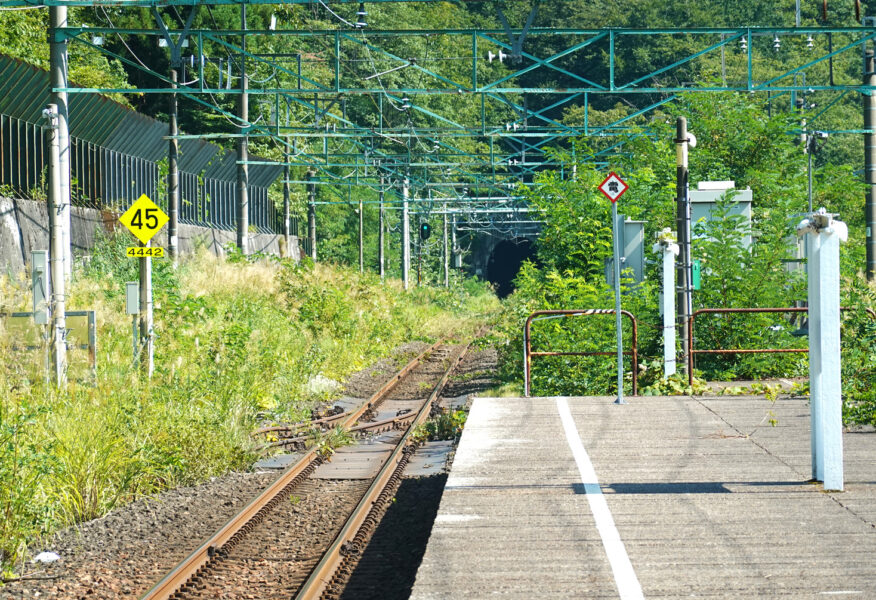 土合駅上りホーム（水上寄り）