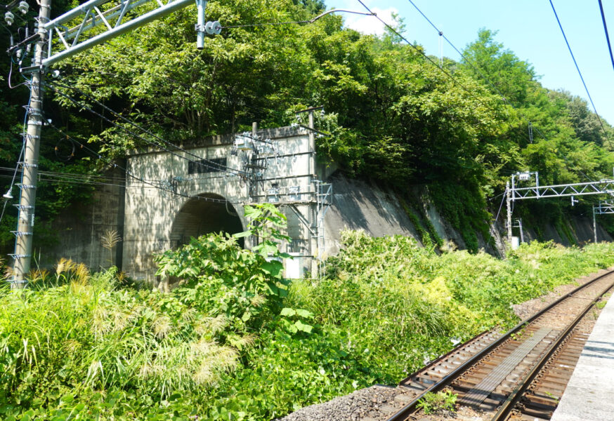 湯檜曽駅下りホーム（水上方面）